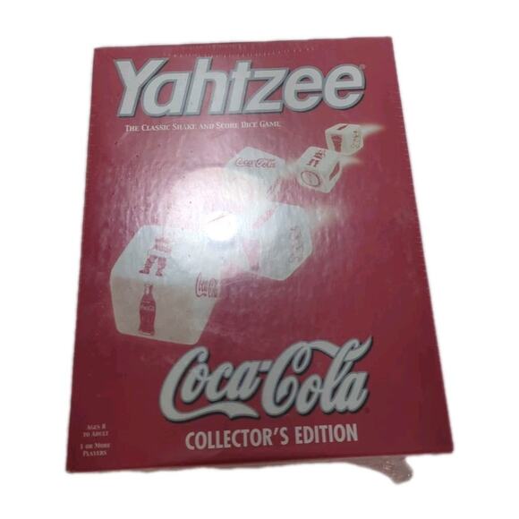 New Sealed Vintage Yahtzee Coca-Cola Collector's Edition Board Game 2002 Hasbro - Picture 1 of 11